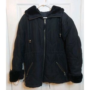 Women's Black Quilted Jacket